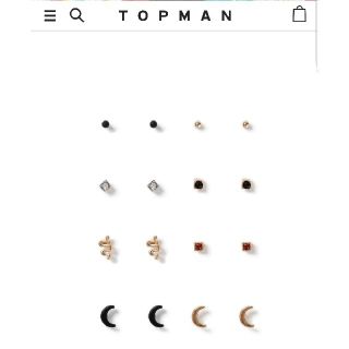 トップマン(TOPMAN)のTOPMAN ピアス 新品未使用(ピアス(両耳用))