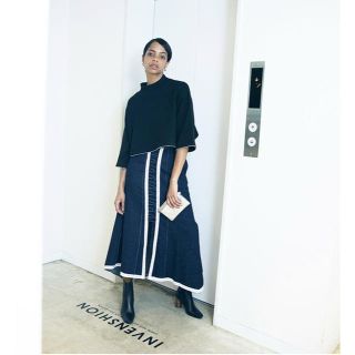 アメリヴィンテージ(Ameri VINTAGE)のamerivintage  デニムスカート 2018aw(ロングスカート)