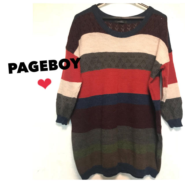 PAGEBOY(ページボーイ)のニットワンピース●○PAGEBOY レディースのワンピース(その他)の商品写真