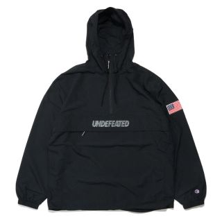 アンディフィーテッド(UNDEFEATED)の黒XL undefeated champion nylon anorak(ナイロンジャケット)