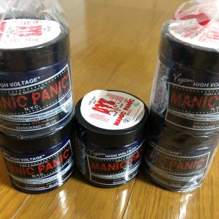 【新品未開封】マニックパニック MANIC PANIC ショッキングブルー 5個(カラーリング剤)