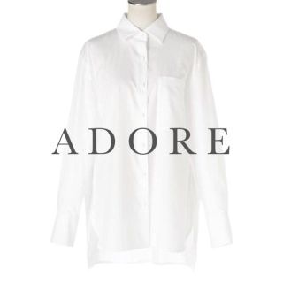 アドーア(ADORE)の10/17本日中お値下げ アドーア  ドロップショルダー シャツ adore (シャツ/ブラウス(長袖/七分))