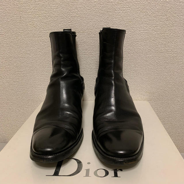 Dior homme ディオールオム ヒール ブーツ サイドゴア | フリマアプリ ラクマ