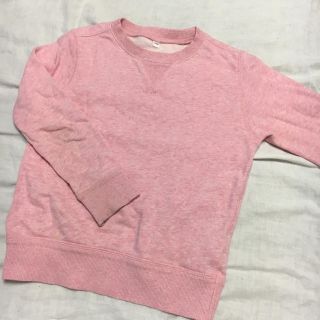 ムジルシリョウヒン(MUJI (無印良品))のサイズ120☆無印☆トレーナー☆ピンク(Tシャツ/カットソー)