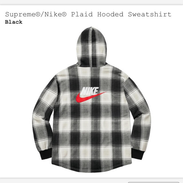 Supreme(シュプリーム)の【L】Supreme Nike Plaid Hooded Sweatshirt メンズのトップス(シャツ)の商品写真