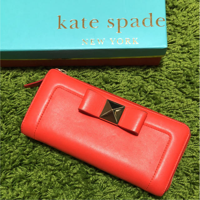 kate spade ケイトスペード リボン長財布 サイフ