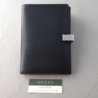 グッチ(Gucci)のGUCCI 6穴 手帳カバー ブラック(その他)