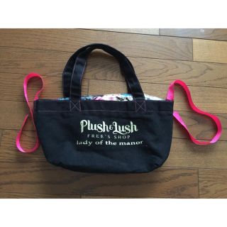 プラッシュアンドラッシュ(Plush&Lush)のプラッシュアンドラッシュ トートバック エコバック ピンク サブバック(トートバッグ)