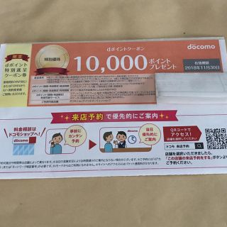 エヌティティドコモ(NTTdocomo)のdポイントクーポン(ショッピング)