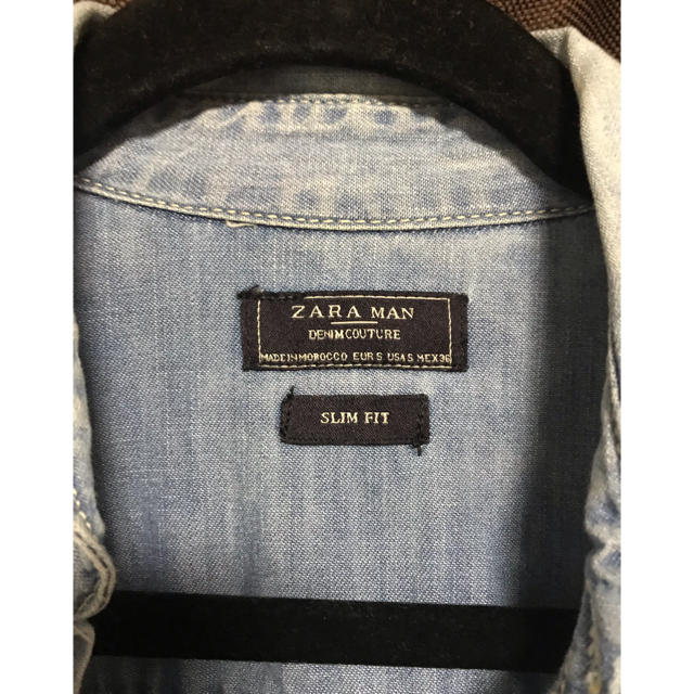 ZARA(ザラ)のデニムシャツ  ダメージ ZARA メンズのトップス(シャツ)の商品写真