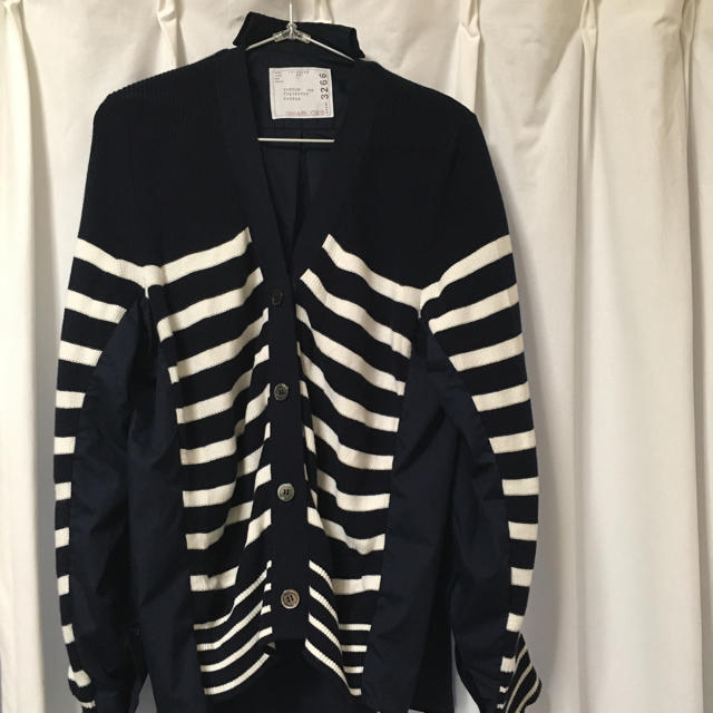 sacai シャツドッキングカーディガン