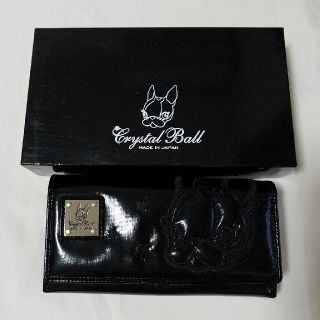 クリスタルボール(Crystal Ball)の美品☆クリスタルボール財布　黒(財布)