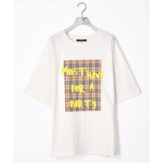 ダブルクローゼット(w closet)のw closet チェックロゴtシャツ (Tシャツ(半袖/袖なし))