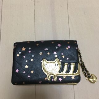 ツモリチサト(TSUMORI CHISATO)の美品⭐︎ツモリチサト キャリー ネコ 二つ折り財布 猫(財布)