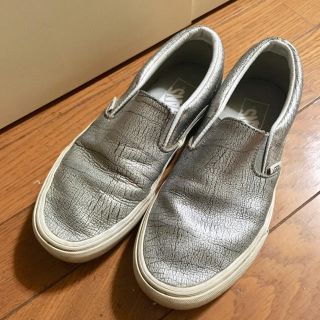 ヴァンズ(VANS)のVANS シルバー スリッポン(スリッポン/モカシン)