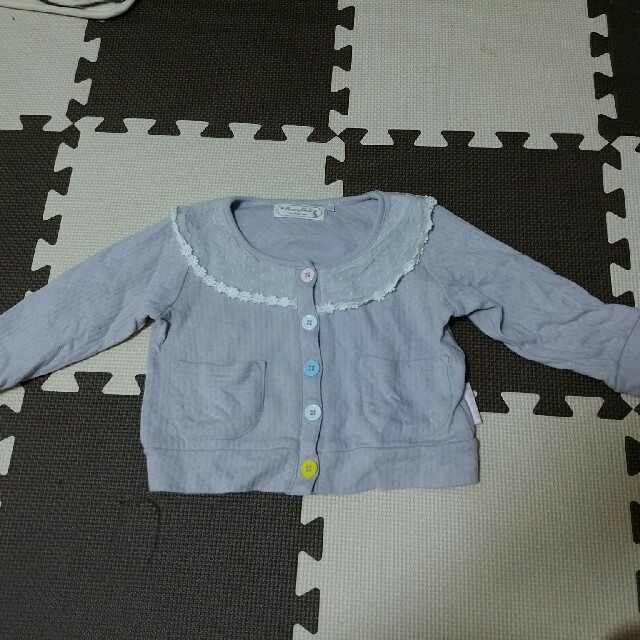 カーディガンとTシャツセット キッズ/ベビー/マタニティのベビー服(~85cm)(カーディガン/ボレロ)の商品写真