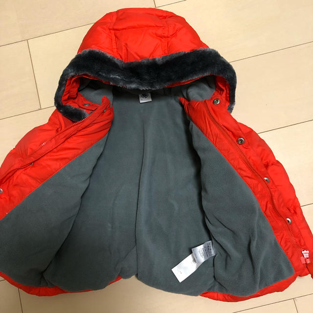 PETIT BATEAU - プチバトー86サイズ☆オレンジダウンの通販 by ちびこ