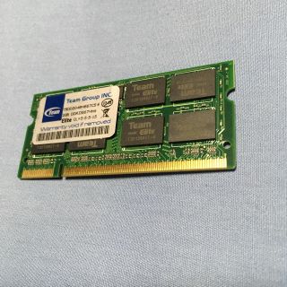 DDR2  PC2-5300  667MHz. 2GBx1枚  Team  (PCパーツ)