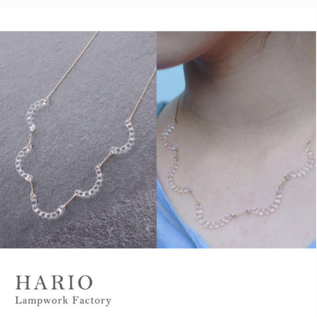 HARIO(ハリオ)のハリオランプワークス◆ネックレス アール レディースのアクセサリー(ネックレス)の商品写真