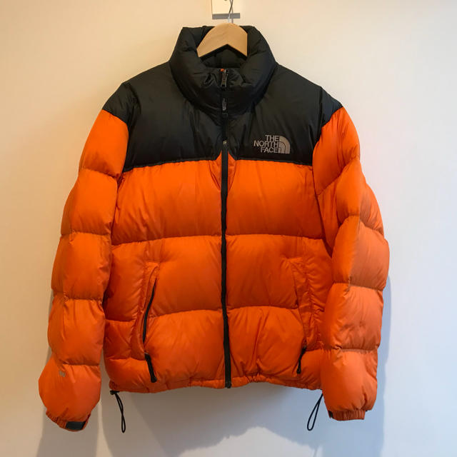 the north face ダウン オレンジ