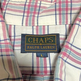 チャップス(CHAPS)のCHAPS／半袖チェックシャツ👕🐴(シャツ)