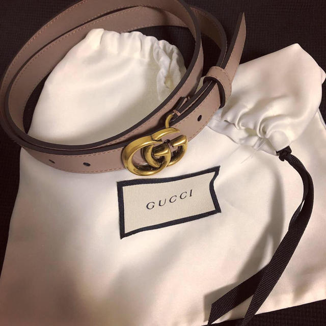 Gucci(グッチ)のGGマーモント🧡細ベルト✨ダブルG レディースのファッション小物(ベルト)の商品写真