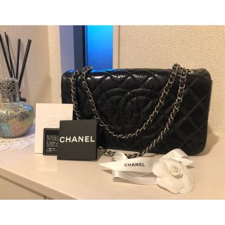 シャネル(CHANEL)のシャネル 正規美品 チェーンショルダーバッグ マトラッセヴィンテージビニール(ショルダーバッグ)