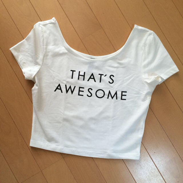 H&M(エイチアンドエム)のショート☆Tシャツ レディースのトップス(Tシャツ(半袖/袖なし))の商品写真