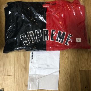 シュプリーム(Supreme)のXLサイズ supreme split crewneck sweatshirt(スウェット)