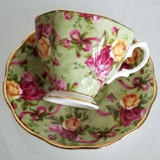 ロイヤルアルバート(ROYAL ALBERT)のロイヤルアルバート　グリーン　チンズ(グラス/カップ)