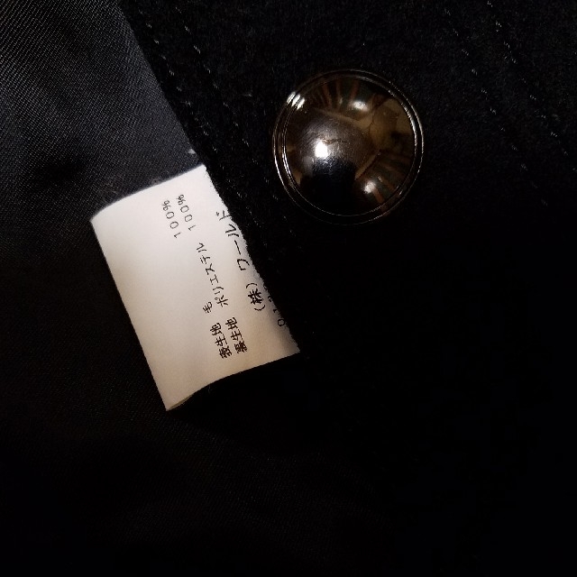 ZARA(ザラ)のkoba_iku様専用！ミリタリー調　ウール　ダブルボタン　ジャケット　黒 レディースのジャケット/アウター(ミリタリージャケット)の商品写真