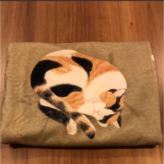 フェリシモ(FELISSIMO)の《未使用》フェリシモ 三毛猫 みけねこ バスタオル 猫 ネコ C(タオル/バス用品)