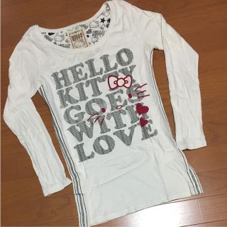 サンリオ(サンリオ)の♡HELLO  KITTY  ロングTシャツ(Tシャツ(長袖/七分))