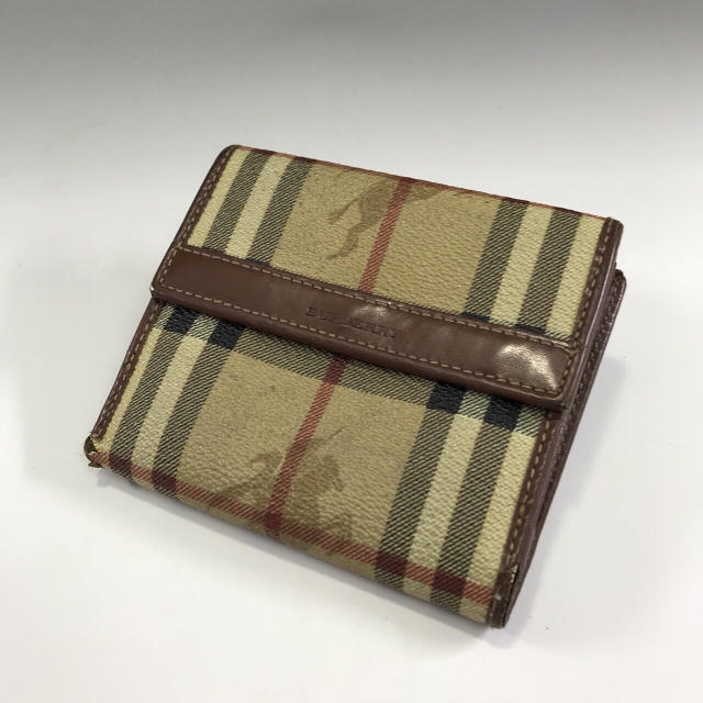 BURBERRY(バーバリー)の正規品 バーバリー チェック PVC 折財布 EP7-70 レディースのファッション小物(財布)の商品写真