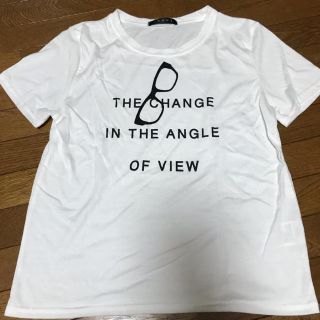 イング(INGNI)のデザイン白Tシャツ(Tシャツ(半袖/袖なし))