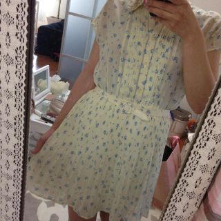 スナイデル(SNIDEL)のsnidel 小花柄シフォンワンピ(ミニワンピース)