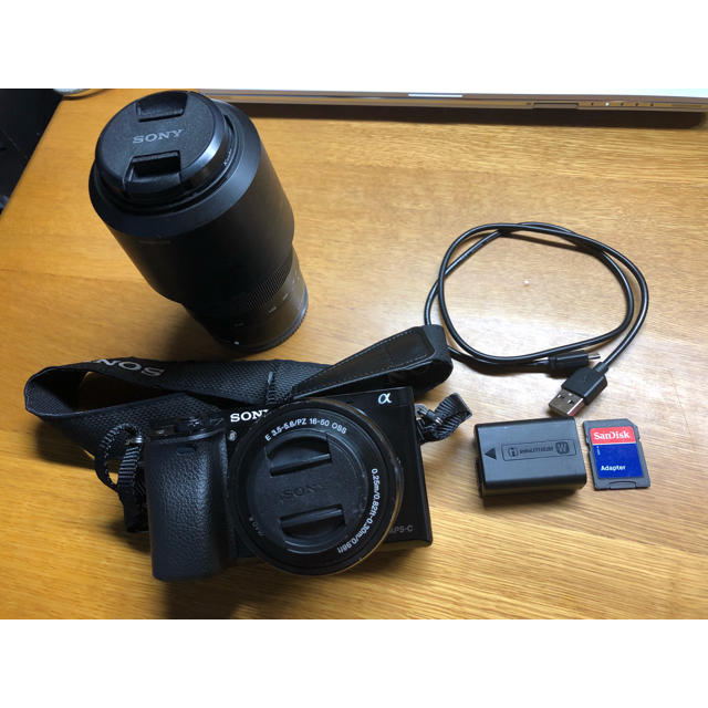 α6000 ダブルズーム フィルター付きカメラ