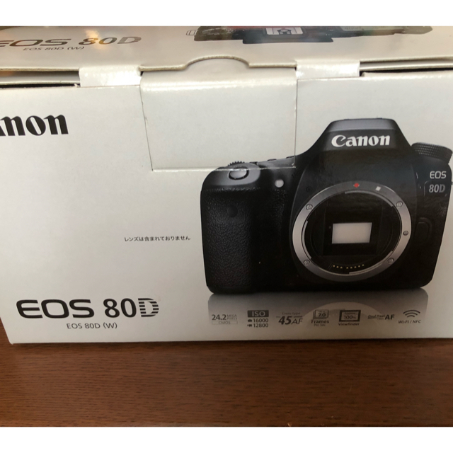 Canon - イドルス様 専用  キャノンEOS  80Dボディー延長保証付き