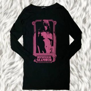 ヒステリックグラマー(HYSTERIC GLAMOUR)の◆HYSTERIC GLAMOUR◆ヒス◆ロング Tシャツ ワンピ◆ロンT◆(Tシャツ(長袖/七分))