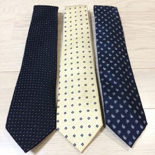 スーツカンパニー(THE SUIT COMPANY)のONLY 他 シルクネクタイ 3本セット(ネクタイ)