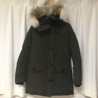 カナダグース(CANADA GOOSE)の美品＊カナダグース ブロンテ レディースM カーキ(ダウンコート)