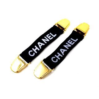 シャネル(CHANEL)の【シャネル】　ヴィンテージ　アームバンド　ブラック/ゴールド金具(サスペンダー)