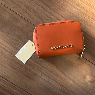 マイケルコース(Michael Kors)のMicheal Kors オレンジミニ財布(財布)