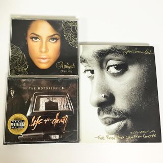 2PAC AALIYAH The Notorious B.I.G. 3点セット(ヒップホップ/ラップ)