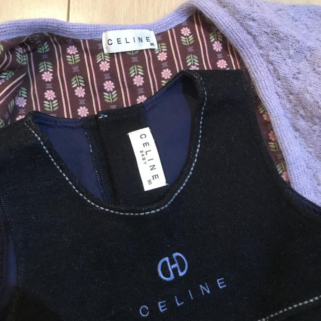 celine(セリーヌ)の専用✨CELINE  2ピース セット&ガウチョパンツ キッズ/ベビー/マタニティのベビー服(~85cm)(ワンピース)の商品写真