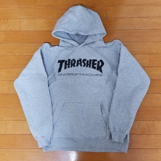 スラッシャー(THRASHER)のTHRASHER スラッシャー パーカー フーディー グレー(パーカー)