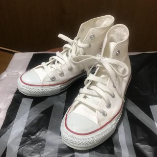 コンバース(CONVERSE)のコンバース 白 ハイカット(スニーカー)