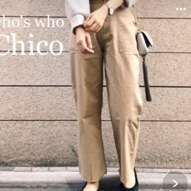 who's who Chico(フーズフーチコ)のWho's Whoチコ ベイカーパンツ レディースのパンツ(チノパン)の商品写真