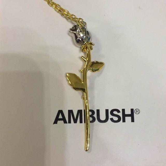 AMBUSH - AMBUSH ROSE CHARM NECKLACE アンブッシュ ネックレスの通販 by Etsuo's shop
