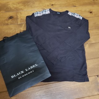 バーバリーブラックレーベル(BURBERRY BLACK LABEL)のBURBERRY BLACK LABEL  BURBERRYチェックロンT(Tシャツ/カットソー(七分/長袖))